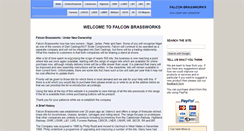 Desktop Screenshot of falconbrassworks.com